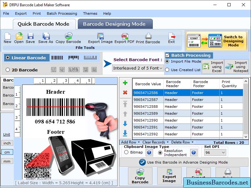 Windows 7 Barcode Label Designing Tool 3.8 full